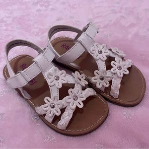 Kids/ Toddler Rachel Shoes Flower Sandals (Size 8)